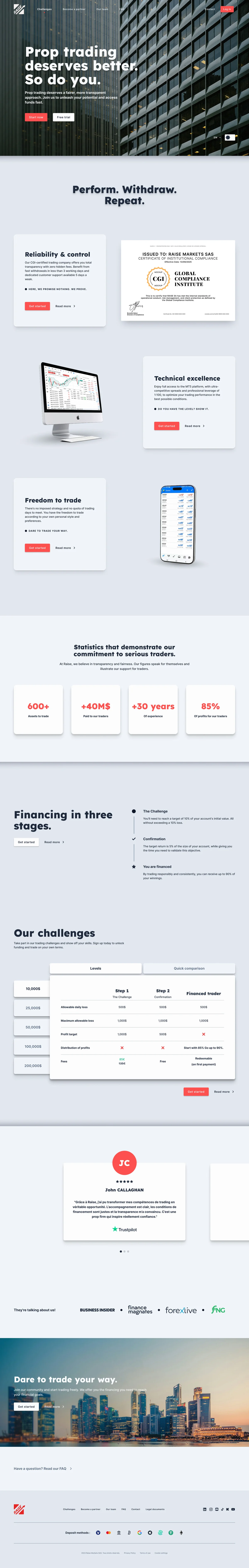 Webdesign - Raise — visuel 1